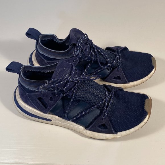 adidas Shoes - Adidas Arkyn Blue Knit Lace up Boost Running Shoes Women Size 8
